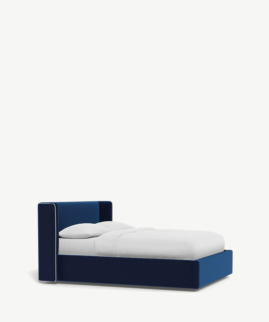 Adam Upholstered Bed with Storage - Image 2