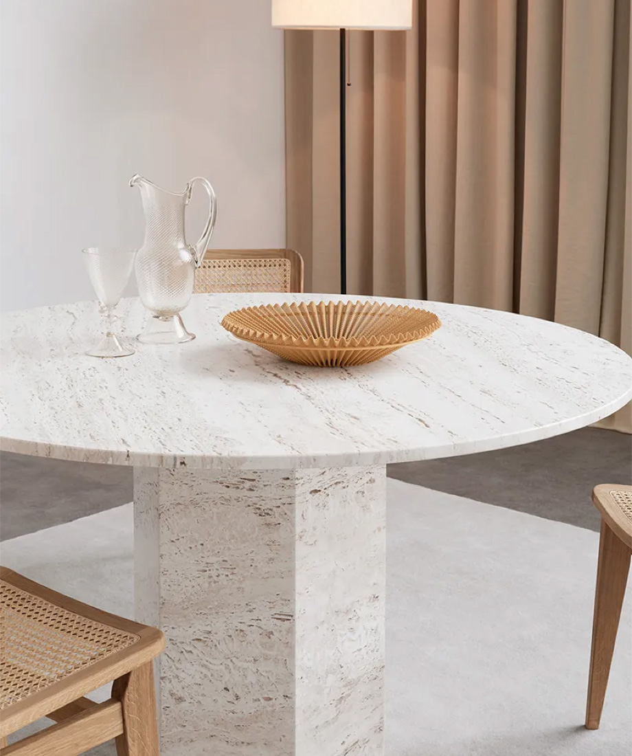 Travertine Table - Image 2